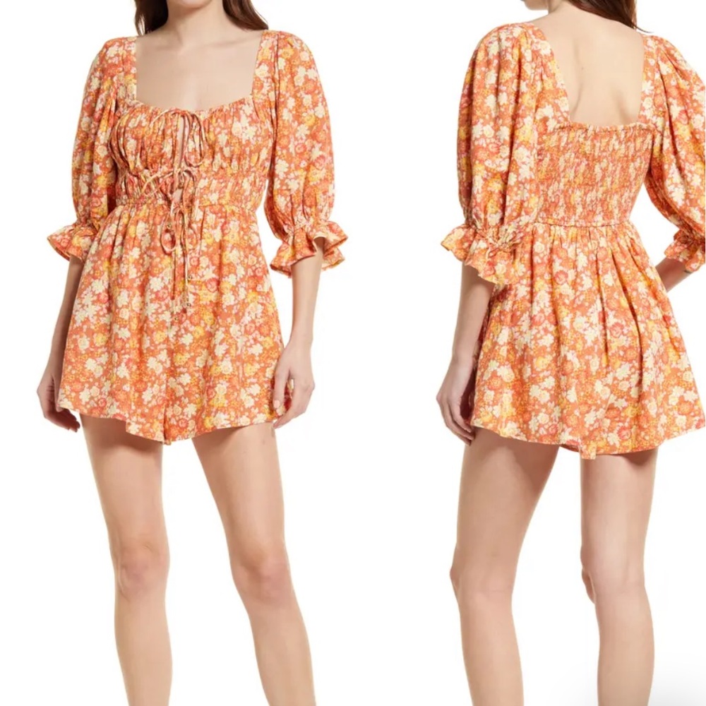 **FREE PEOPLE** show love linen romper